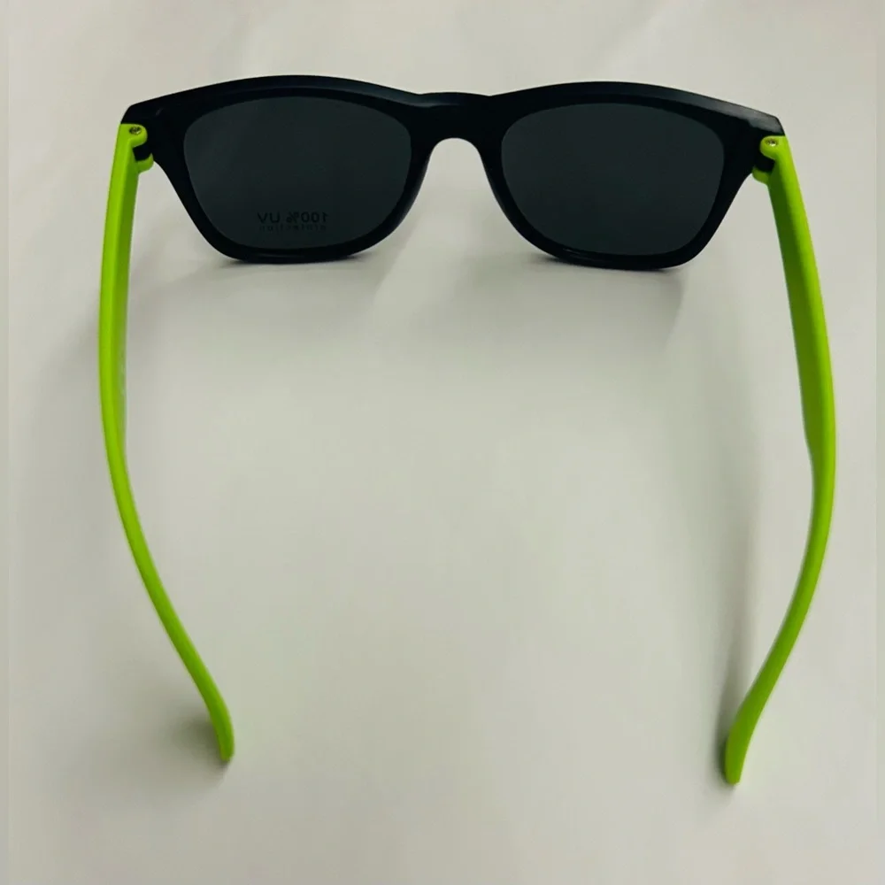 New Tommy Bahama Kid Sunglasses Blue Frame Green Temple Boys Girls Unisex Summer